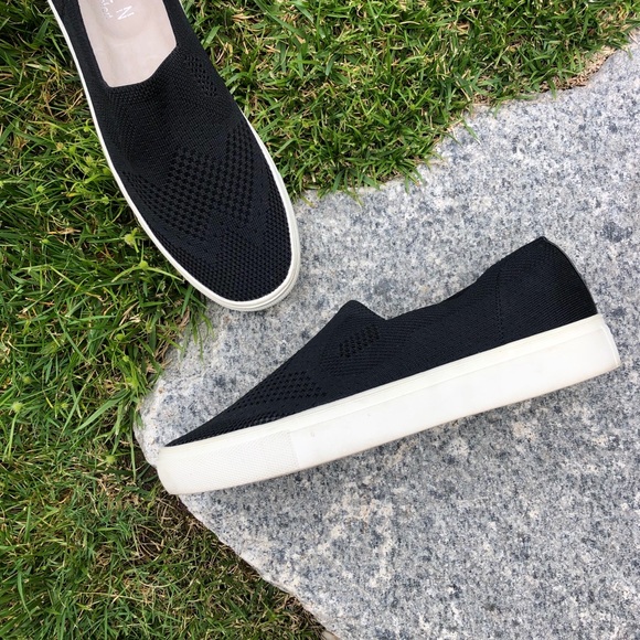 Steven By Steve Madden Shoes - Steven Slip-on Sneakers Perforated Black Kai